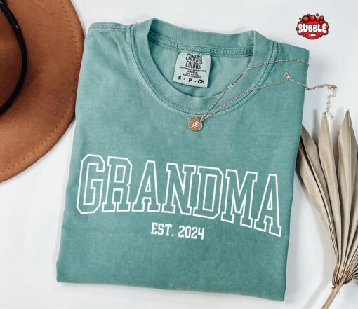 personalized cute grandma shirt est year custom nana t shirt for mothers day best grandma ever gifts