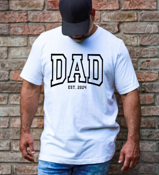 personalized dad shirt est 2024 for fathers day custom gift unique dad life t shirt best dad ever shirt dvwct scaled