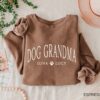 personalized dog grandma sweatshirt with custom dog names for mothers day unique grandparent crewneck shirt dkupm