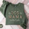 personalized dog mama sweatshirt custom floral dog lover shirt for new dog owners unique mothers day gift crewneck ggmyg