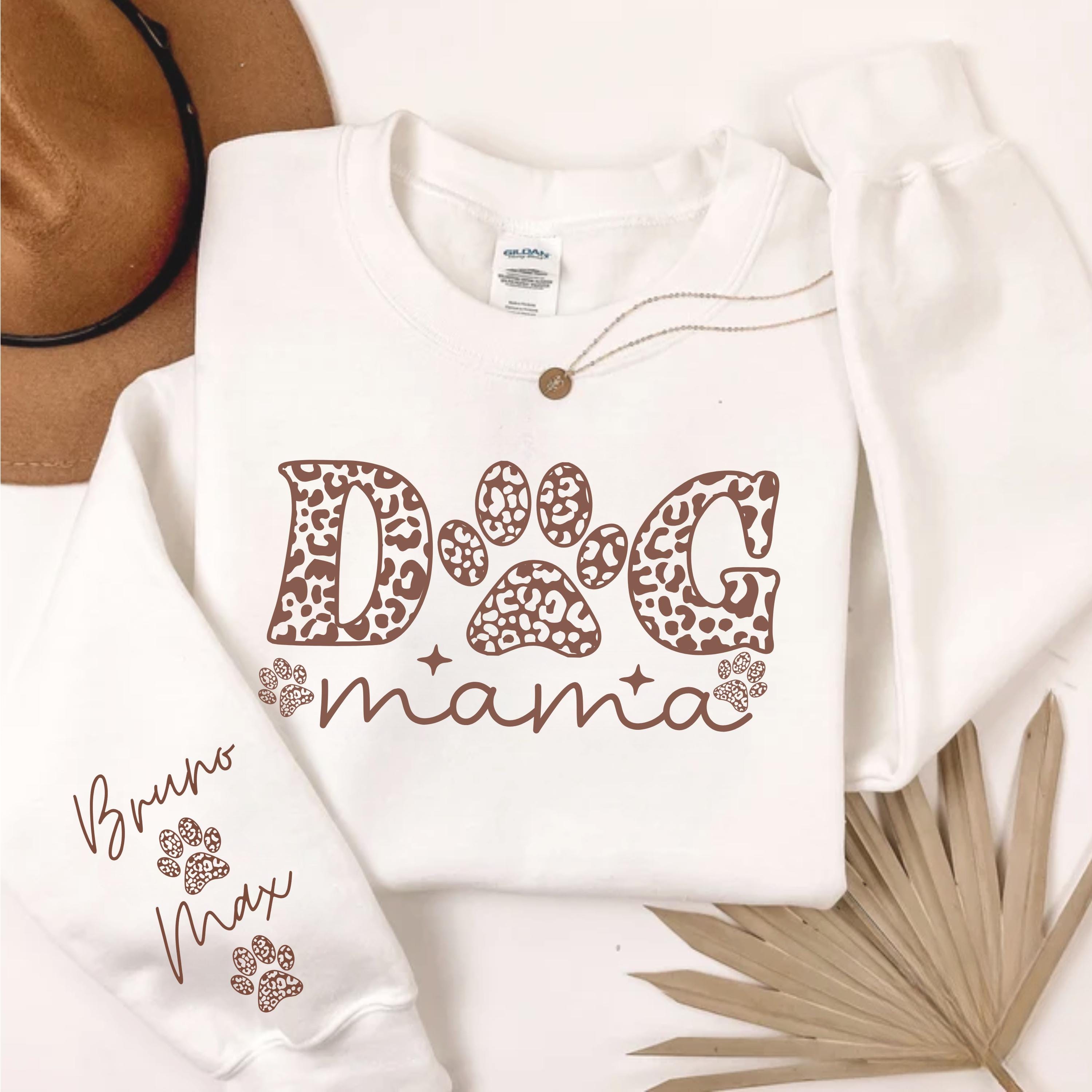 personalized dog mama sweatshirt with custom dog names for new dog moms and dog parents unique pet shirt 6lw7o scaled