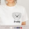personalized dog mom shirt custom dog t shirt for dog lovers unique pet drawing tee for customizable style i1kel