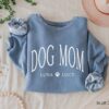 personalized dog mom sweatshirt with custom dog names for mothers day unique dog mom gifts and apparel ohj3u