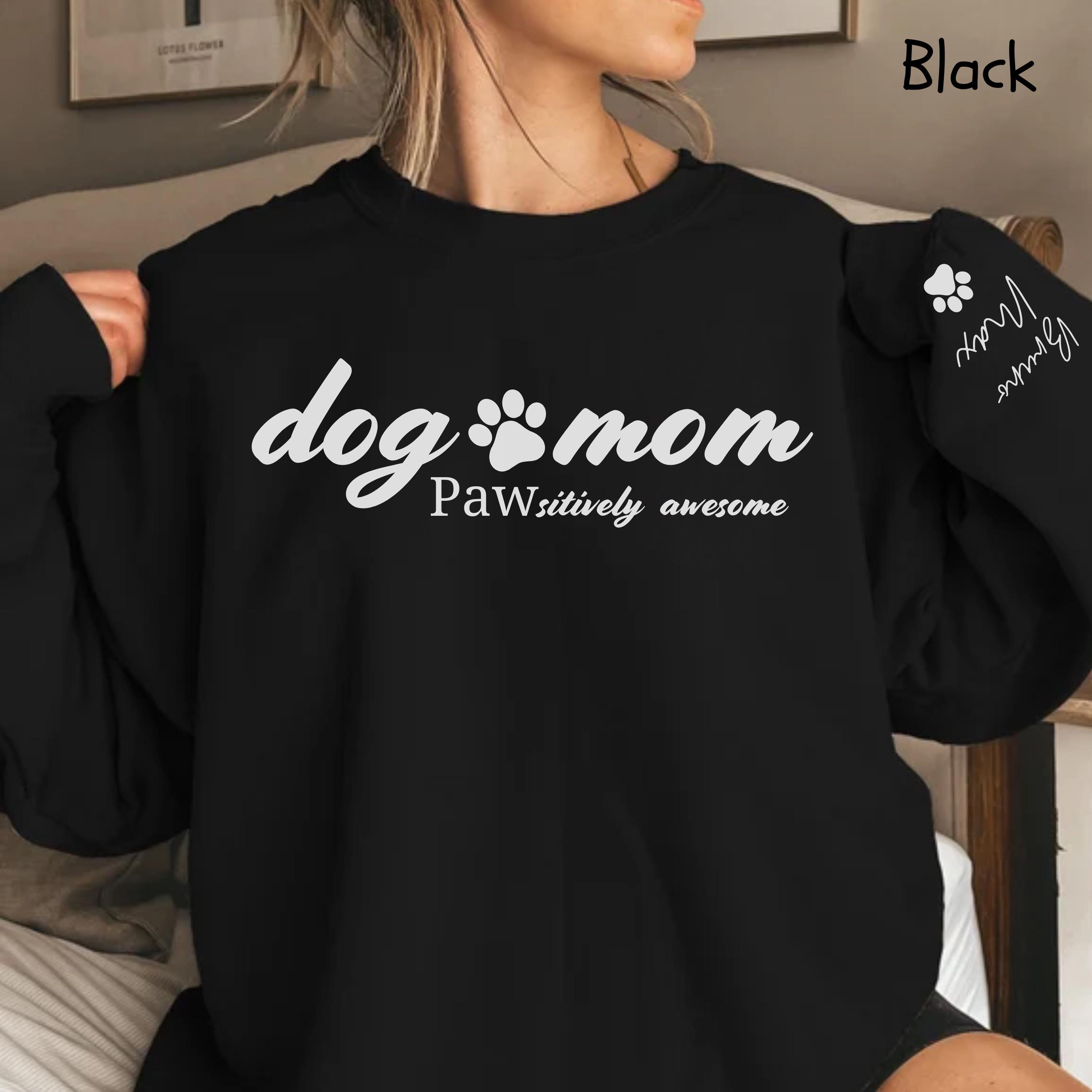 personalized dog mom sweatshirt with custom dog names unique pet parent shirt for new dog moms and dog lovers e2ibr scaled