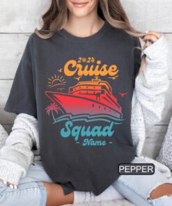 personalized family cruise matching shirts custom vacation tees birthday cruise outfits comfort colors t shirts wyi0n