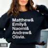 personalized family names sweatshirt funny mom and dad hoodie with kids names for mothers day and fathers day gifts eguul