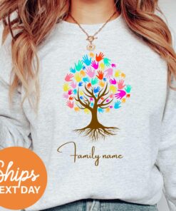 personalized family tree sweatshirt for family reunion matching crewneck tree of life design unique family apparel 7h1oy