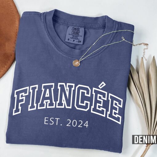 personalized fiance t shirt for engagement matching bride and groom outfit future wife gift custom comfort colors shirt a3a6u scaled