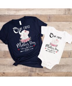 personalized first mothers day shirt custom elephant mom and baby t shirt unique mothers day gift for new moms eaxfr