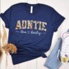 personalized floral auntie shirt for new aunt custom tee from niece pregnancy reveal unique aunt gift idea rpha1