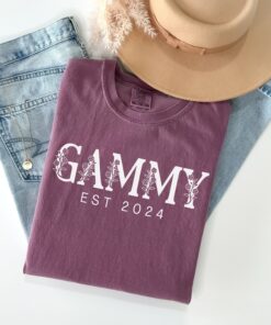 personalized floral gammy shirt for grandma mothers day gift cute gammy t shirt unique christmas gift for grandma f9iby