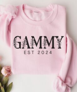 personalized floral gammy sweatshirt for grandma mothers day gift unique grandma sweatshirt for grandmother dyjox