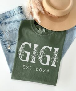 personalized floral gigi shirt for grandma best grandma ever shirt mothers day gift christmas gift for gigi w3eea