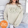 personalized floral gigi sweatshirt with kids names custom grandma gift unique personalized gifts for new grandmas vrvux