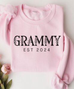 personalized floral grammy sweatshirt for grandmother mothers day gift cute grandma shirt best grandma ever apparel mfmui