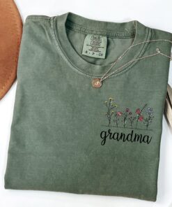 personalized floral grandma shirt for mothers day gift new nana gigi mimi granny shirts cute mom life apparel im6ym