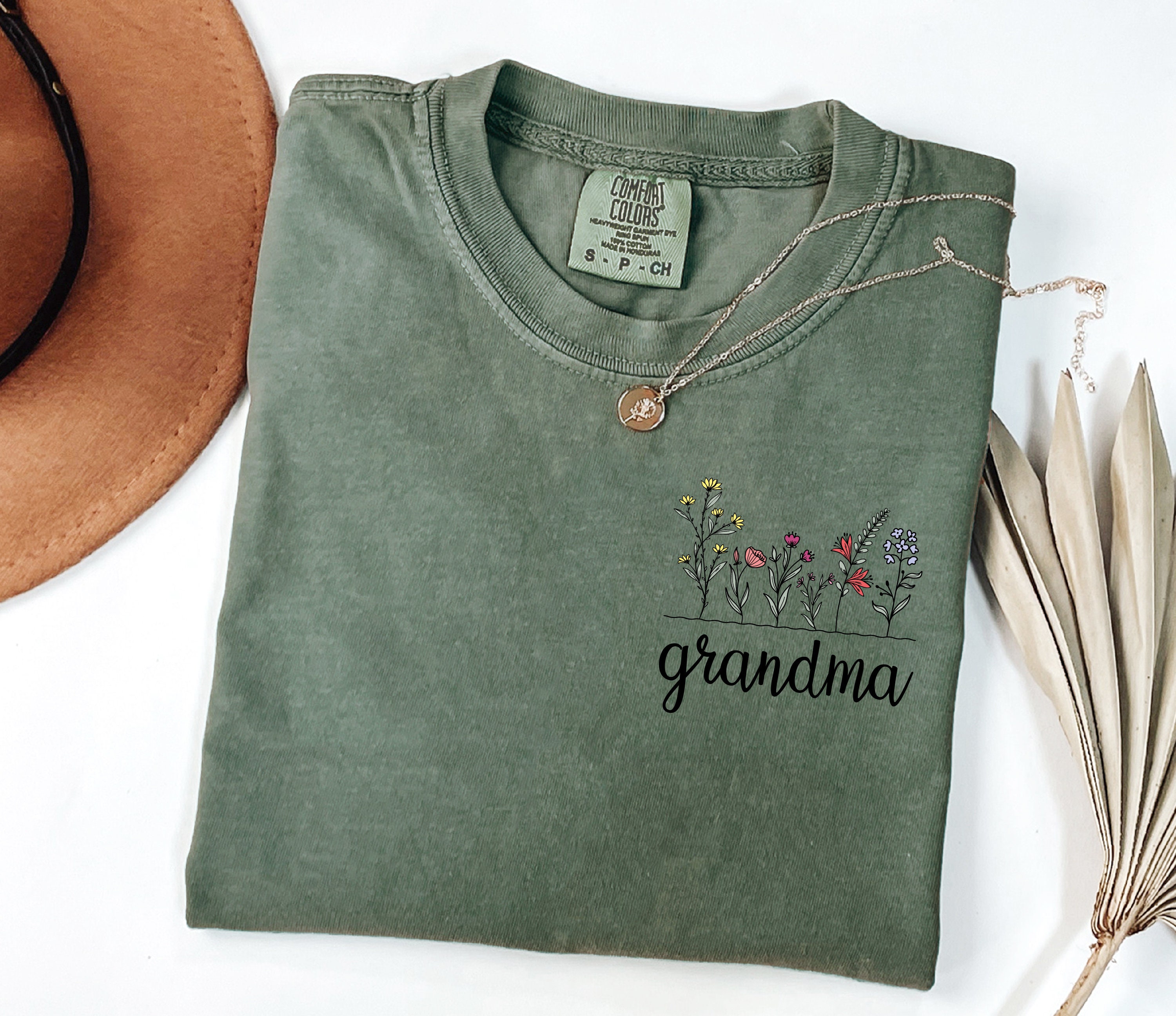 personalized floral grandma shirt for mothers day gift new nana gigi mimi granny shirts cute mom life apparel im6ym scaled