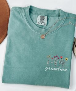 personalized floral grandma shirt for mothers day gifts new nana gigi mimi granny shirt cute grandma apparel ofdzu