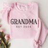 personalized floral grandma sweatshirt est year best grandma shirt mothers day gift for grandmother unique design uwroa
