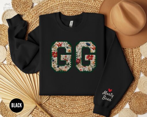 personalized floral grandma sweatshirt with kids names custom gigi crewneck unique grandmother shirt for gifts clmqg