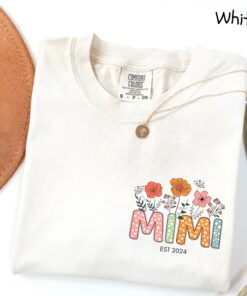 personalized floral mimi shirt for grandma birthday or mothers day gift unique custom mimi t shirt for special moments k64ut