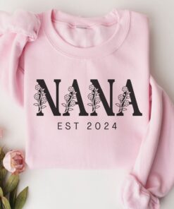 personalized floral nana sweatshirt for grandkids cute nana sweater unique nana gift ideas best nana sweatshirt eudjj