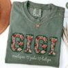 personalized floral strawberry gigi shirt for grandma with kid names custom comfort colors t shirt for mothers day szobg