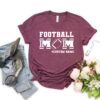 personalized football mom shirt custom sports mama tee with football laces for dedicated moms and fans f1eyg scaled