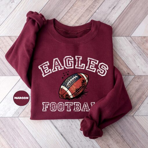 personalized football team sweatshirt custom hoodie for university fans football season outfit with mascot design lvv0s