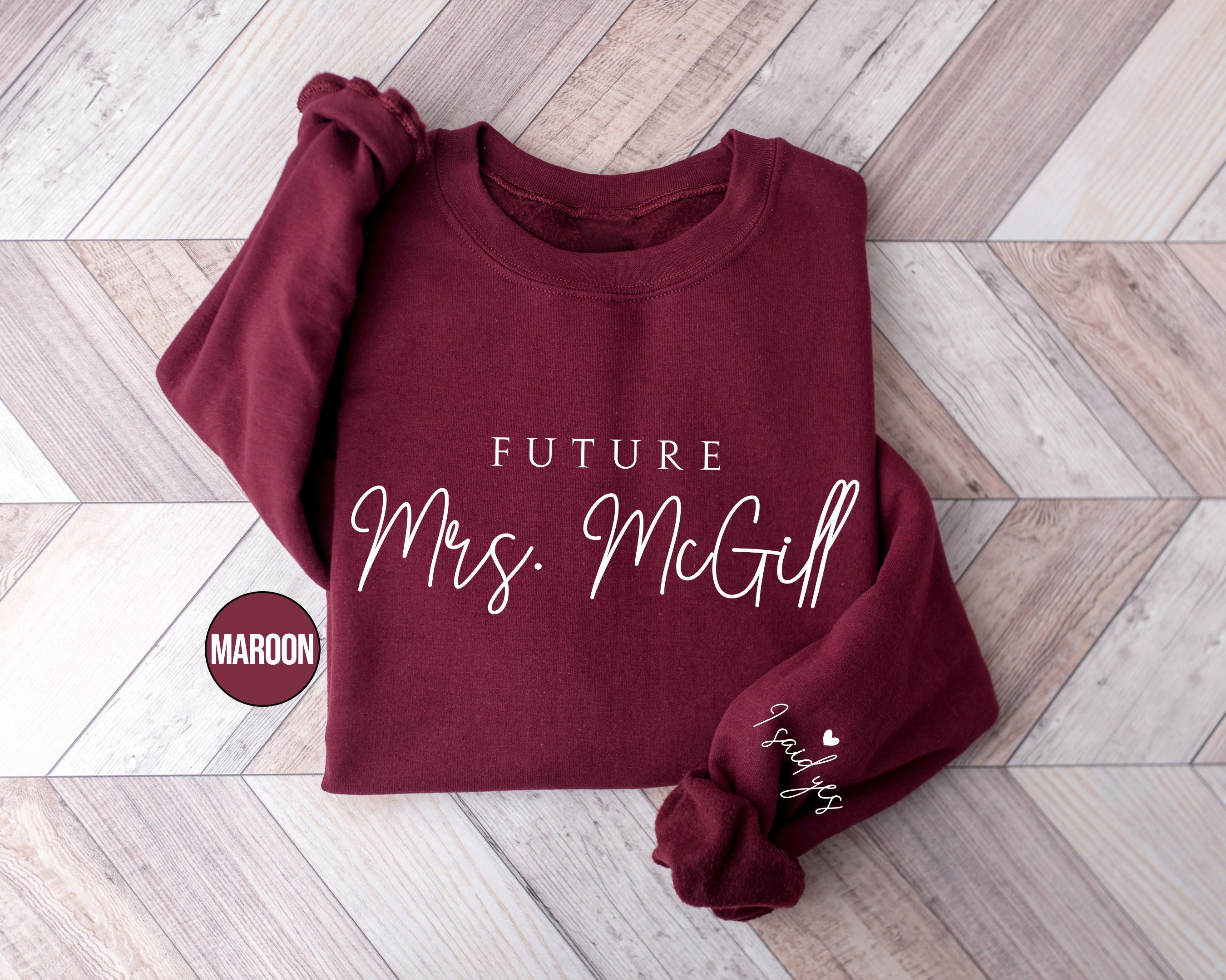personalized future mrs sweatshirt for bride to be engagement gifts custom fiancee hoodie bridal shower outfit mukqh scaled