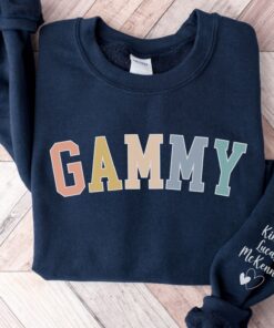 personalized gammy sweatshirt with kids names custom grandma sweater ideal for mothers day gifts from grandkids akdzz