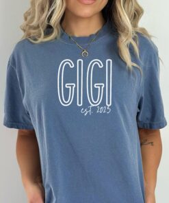 personalized gigi established 2025 shirt custom gigi tee unique mothers day gift for new gigi moms esm9a