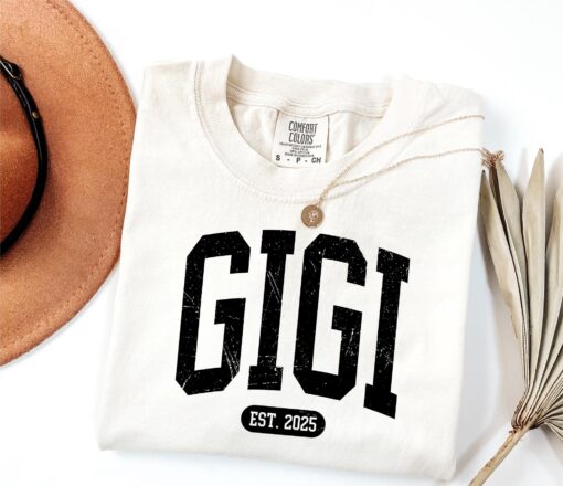 personalized gigi shirt for grandma mothers day gift new nana granny mimi nonny announcement shirt fepbz
