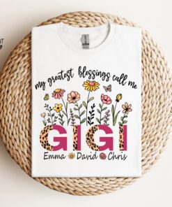 personalized gigi shirt my favorite blessings call me gigi grandma shirt for mothers day unique grandma gift ut7hc