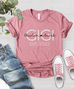 personalized gigi shirt with kids names custom mothers day shirt for grandma unique mom life t shirt yyd6o