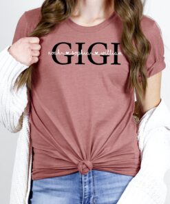 personalized gigi shirt with kids names for mothers day custom gift unique gigi shirt for grandmothers and moms wqose