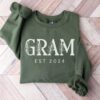 personalized gram wildflowers sweatshirt for grandma best mothers day gift unique gram sweater for grandmother yaqsh