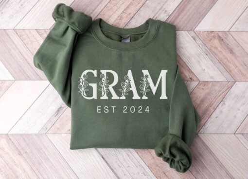 personalized gram wildflowers sweatshirt for grandma best mothers day gift unique gram sweater for grandmother yaqsh