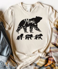 personalized grandma bear t shirt with grandkids names custom mimi shirt for mothers day and nana gifts wqgko