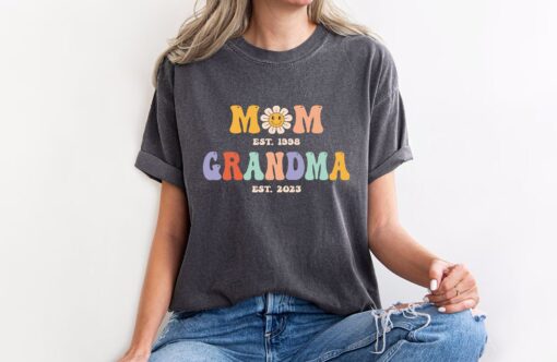 personalized grandma est shirt custom t shirt for new grandma funny mom life gift best grandma ever shirt k4ueg