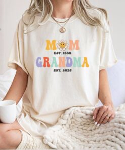 personalized grandma est shirt custom t shirt for new grandma funny mom life gift best grandma ever shirt svgoh