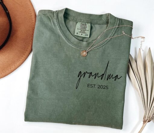 personalized grandma est shirt cute mothers day shirt for new nana gigi mimi granny gifts best grandma shirts t2brz
