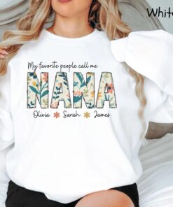 personalized grandma floral shirt with grandkids names for mothers day unique grandma gift idea 0cydi