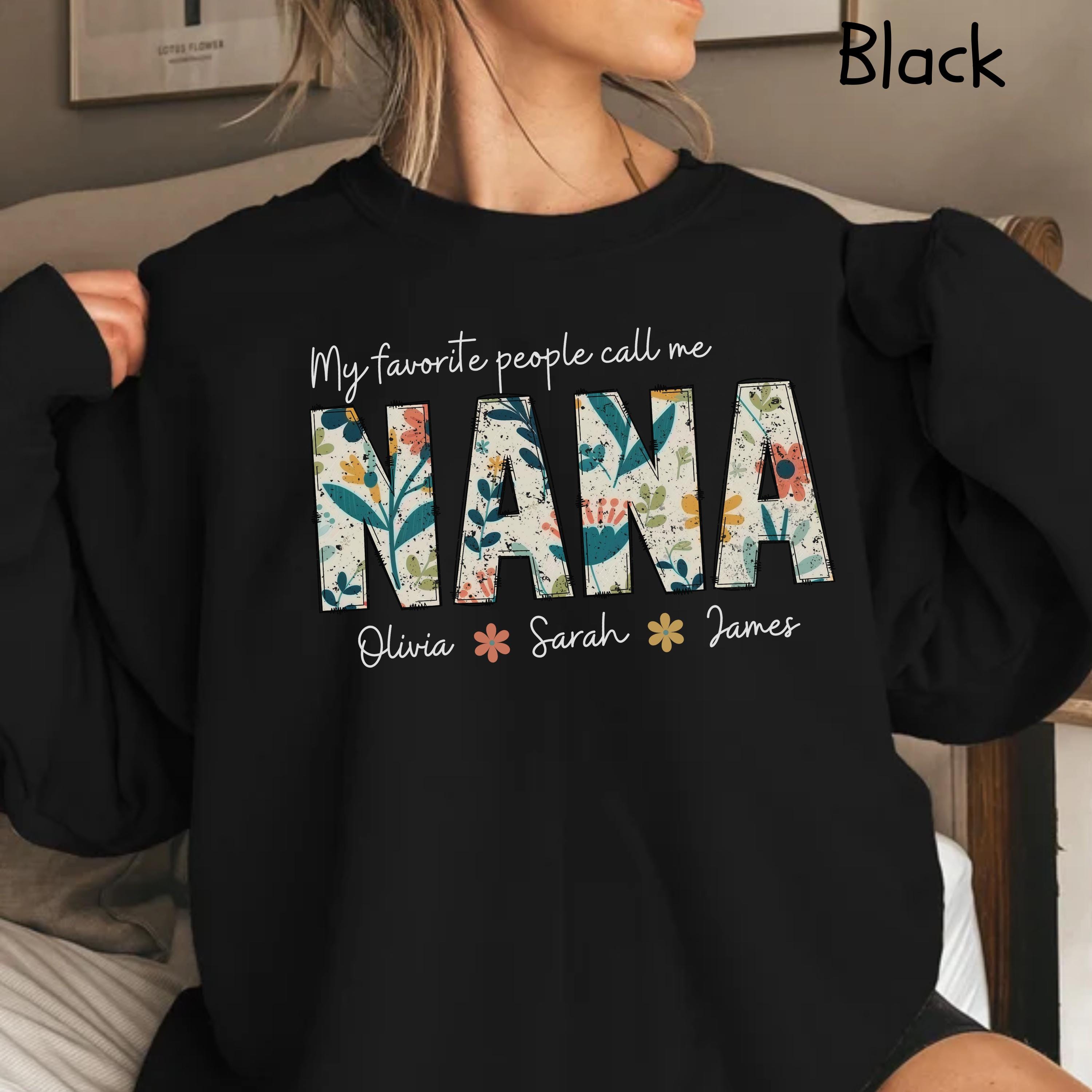 personalized grandma floral shirt with grandkids names for mothers day unique grandma gift idea ptbuq scaled