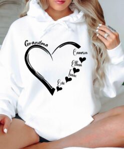 personalized grandma hoodie for mothers day unique gift for mom custom hoodie cute girl hoodie 2msx7