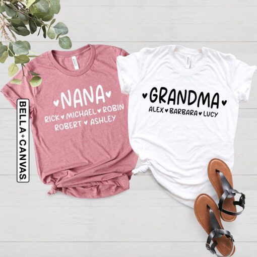 personalized grandma shirt customized for nana best grandma ever shirt unique mothers day gifts for grandchildren 9f8qy