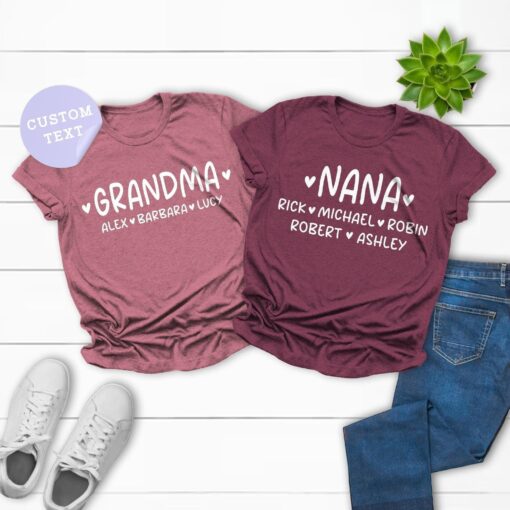 personalized grandma shirt customized for nana best grandma ever shirt unique mothers day gifts for grandchildren elpjf