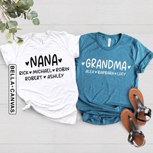 personalized grandma shirt customized for nana best grandma ever shirt unique mothers day gifts for grandchildren ob2qu