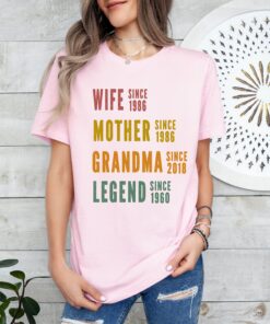 personalized grandma shirt for mothers day funny mom shirt custom dates best mom ever gift for women hdqdg