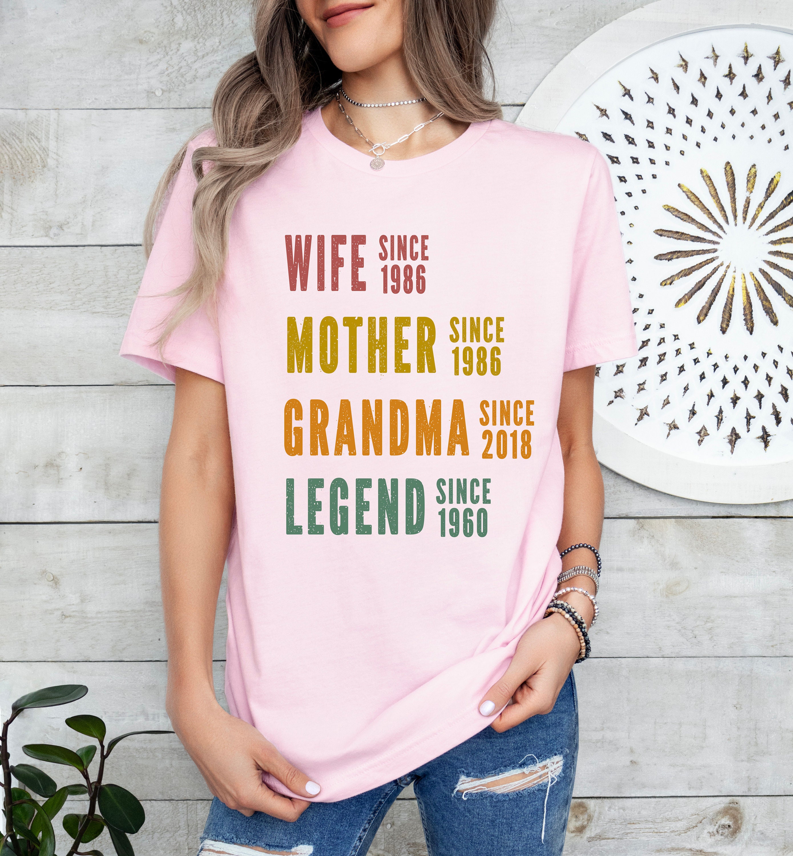 personalized grandma shirt for mothers day funny mom shirt custom dates best mom ever gift for women hdqdg scaled